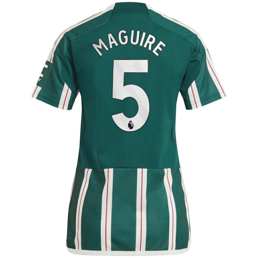 Harry Maguire Manchester United Women's 2023/24 Away Replica Player Jersey Green - Adidas