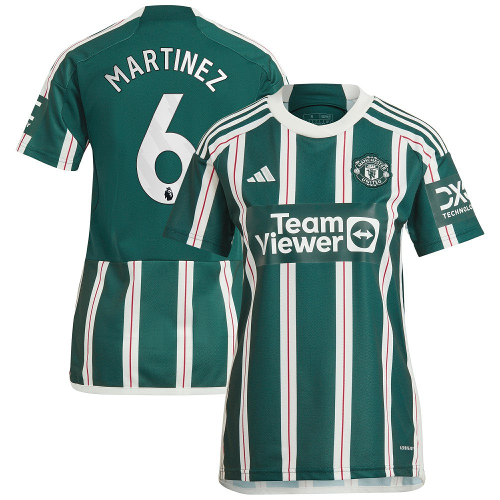 Lisandro Martínez Manchester United Women's 2023/24 Away Replica Player Jersey Green - Adidas sale