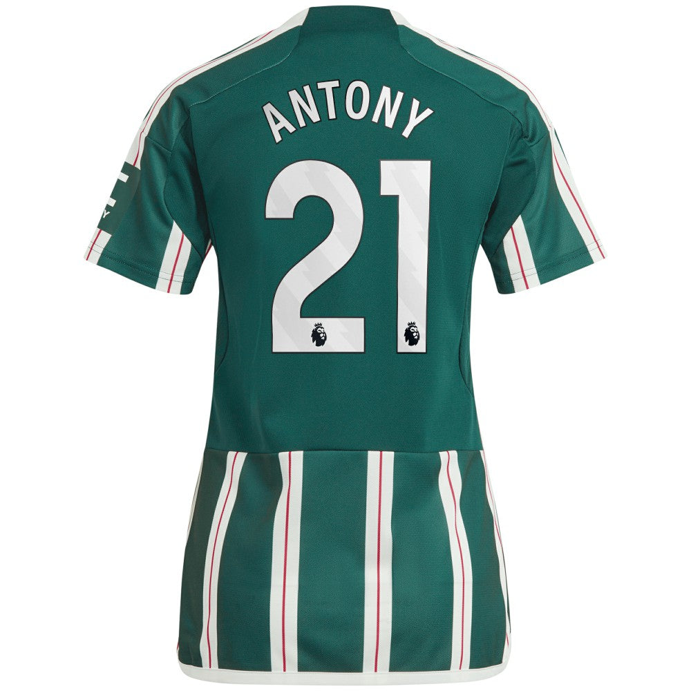 Antony Manchester United Women's 2023/24 Away Replica Player Jersey Green - Adidas for sale