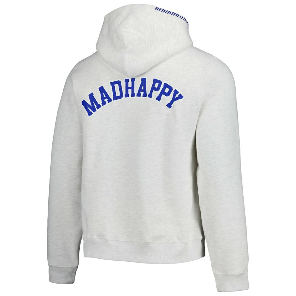 Los Angeles Dodgers Unisex Fleece Pullover Hoodie - Heather Gray - MLB Discount