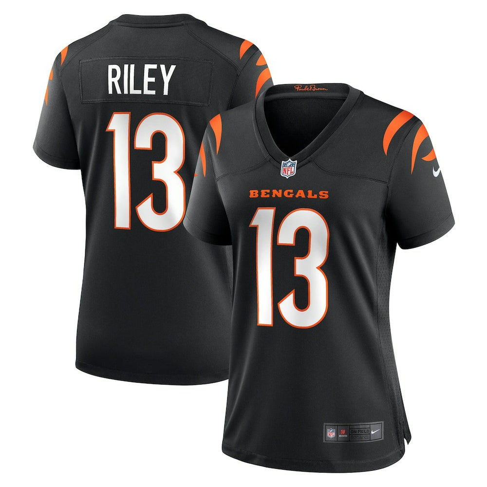 Nike Ken Riley Cincinnati Bengals Women's Retired Player Game Jersey Black