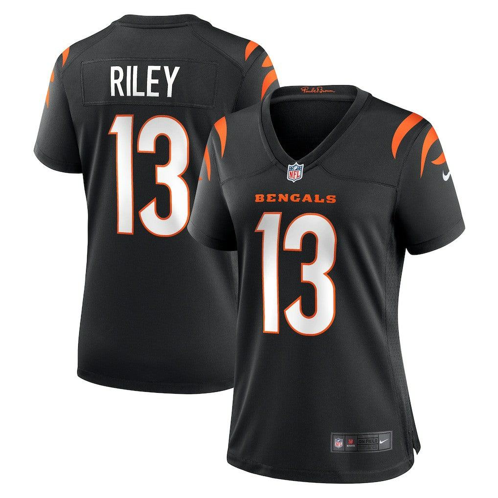 Nike Ken Riley Cincinnati Bengals Women's Retired Player Game Jersey Black