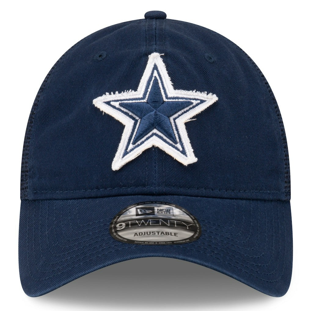 Dallas Cowboys New Era Game Day 9TWENTY Adjustable Trucker Hat Navy