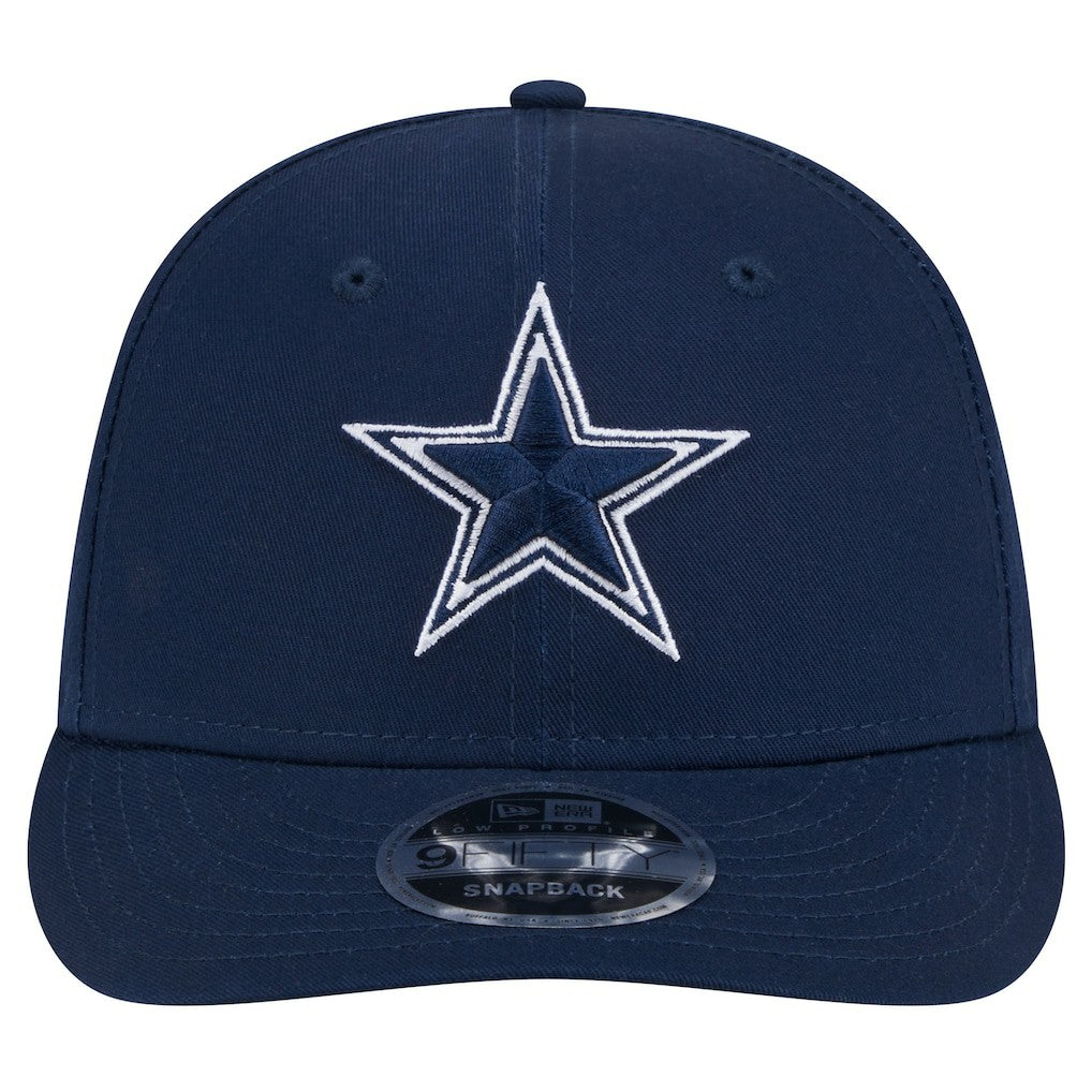 Dallas Cowboys New Era Main Low Profile 9FIFTY Snapback Hat Navy