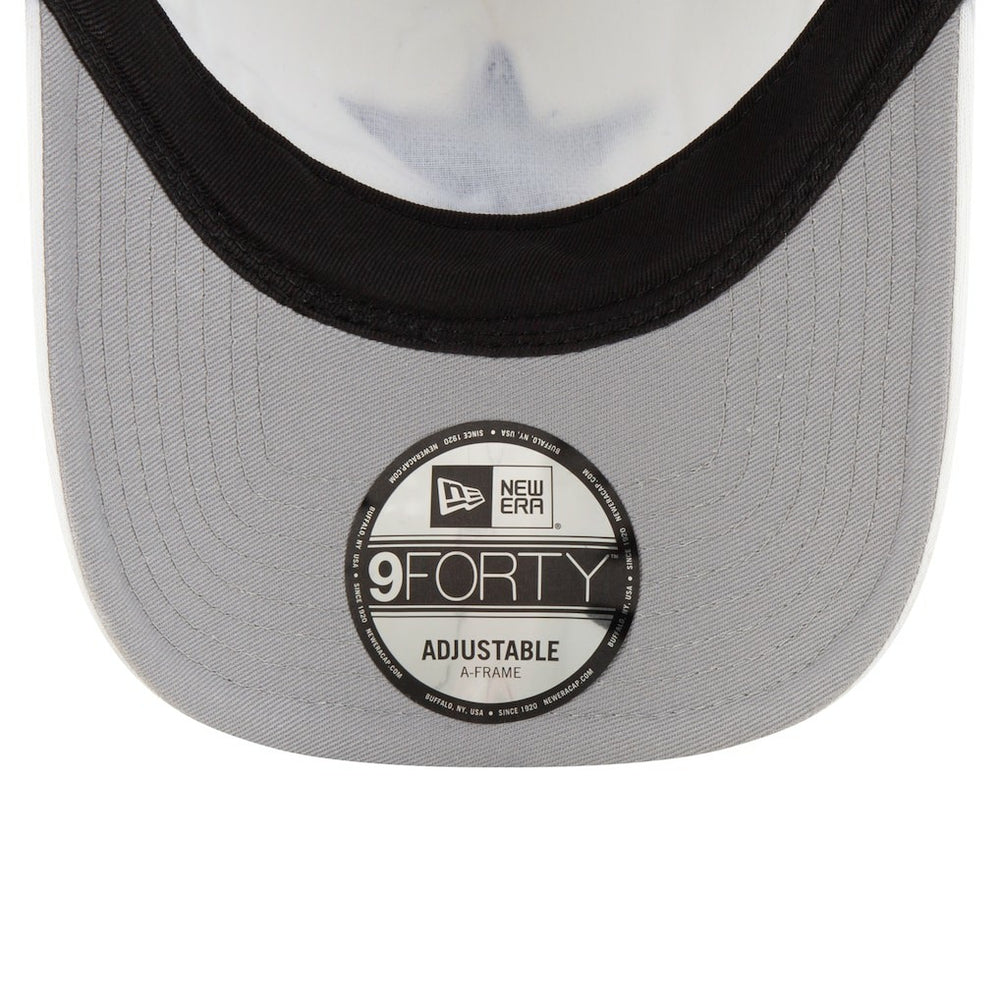 Dallas Cowboys New Era Court Sport Foam Front A-Frame 9FORTY Adjustable Trucker Hat White/Navy