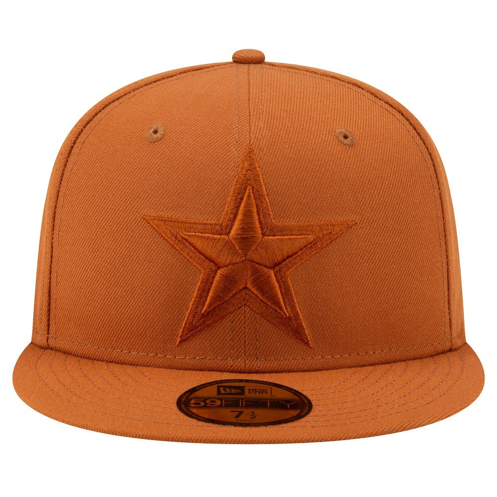 Dallas Cowboys New Era Color Pack 59FIFTY Fitted Hat Brown