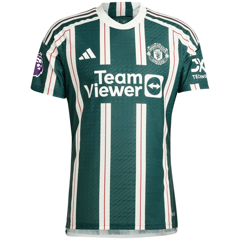Mason Mount Manchester United 2023/24 Away Player Jersey Green - Adidas Discount