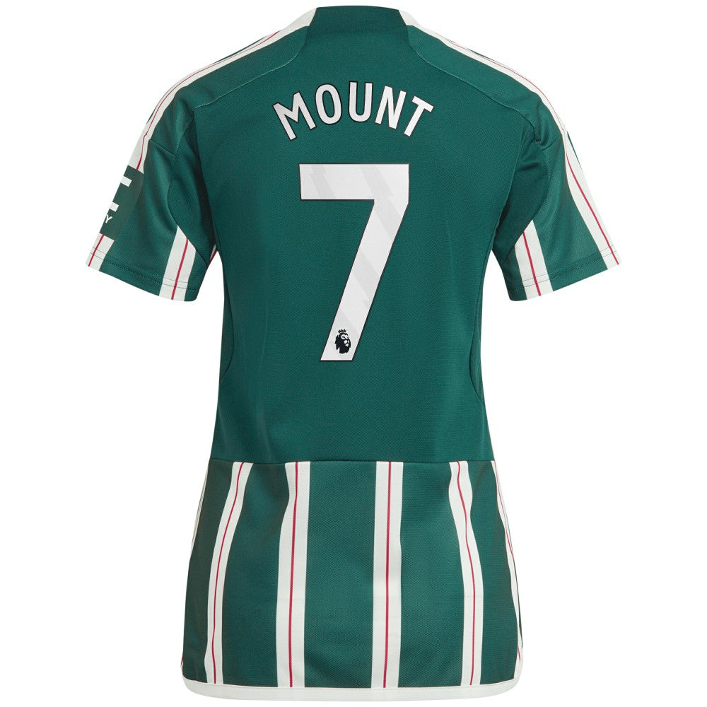 Mason Mount Manchester United Women's 2023/24 Away Replica Player Jersey Green - Adidas cheap