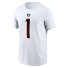 Nike Ja'Marr Chase Cincinnati Bengals Player Name & Number T-Shirt White