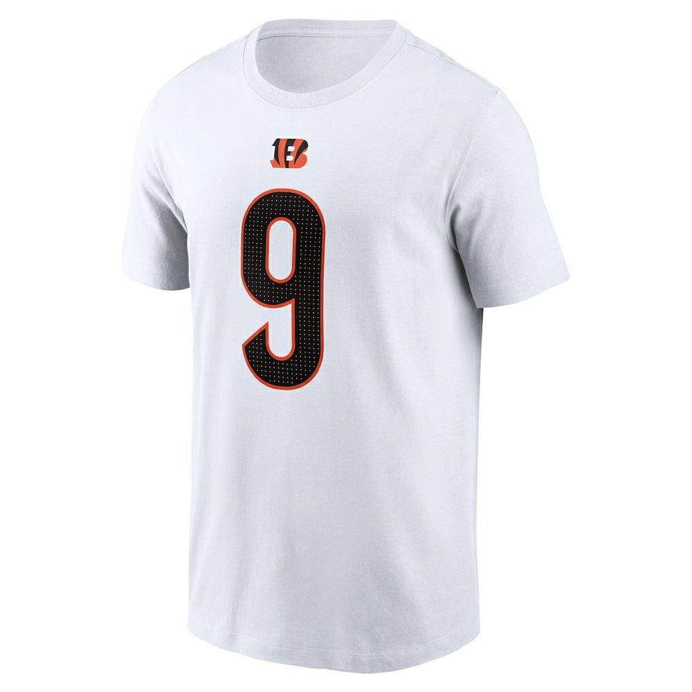 Nike Joe Burrow Cincinnati Bengals Player Name & Number T-Shirt White