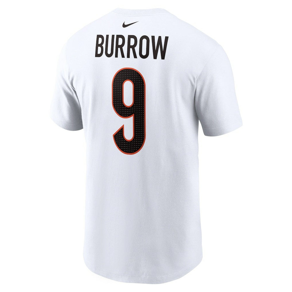 Nike Joe Burrow Cincinnati Bengals Player Name & Number T-Shirt White