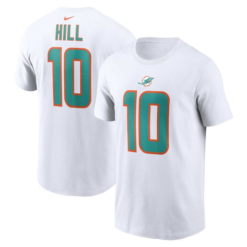 Nike Tyreek Hill Miami Dolphins Player Name & Number T-Shirt White