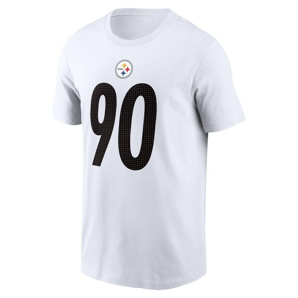 Nike T.J. Watt Pittsburgh Steelers Player Name & Number T-Shirt White