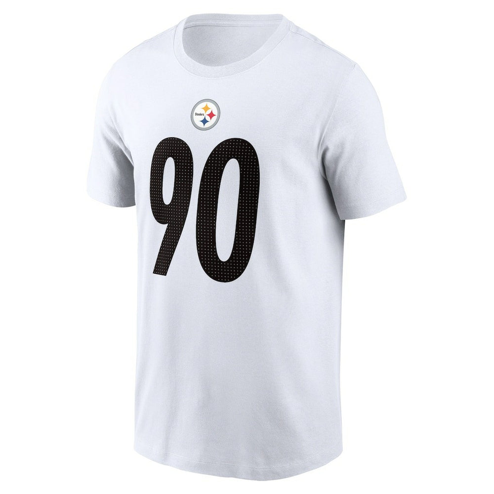 Nike T.J. Watt Pittsburgh Steelers Player Name & Number T-Shirt White