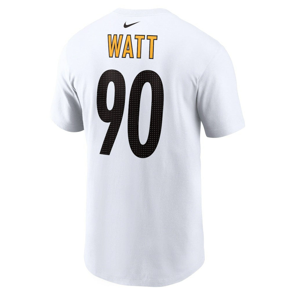 Nike T.J. Watt Pittsburgh Steelers Player Name & Number T-Shirt White