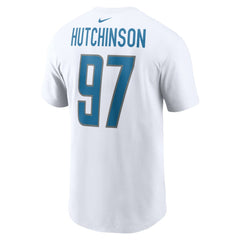 Nike Aidan Hutchinson Detroit Lions Player Name & Number T-Shirt White