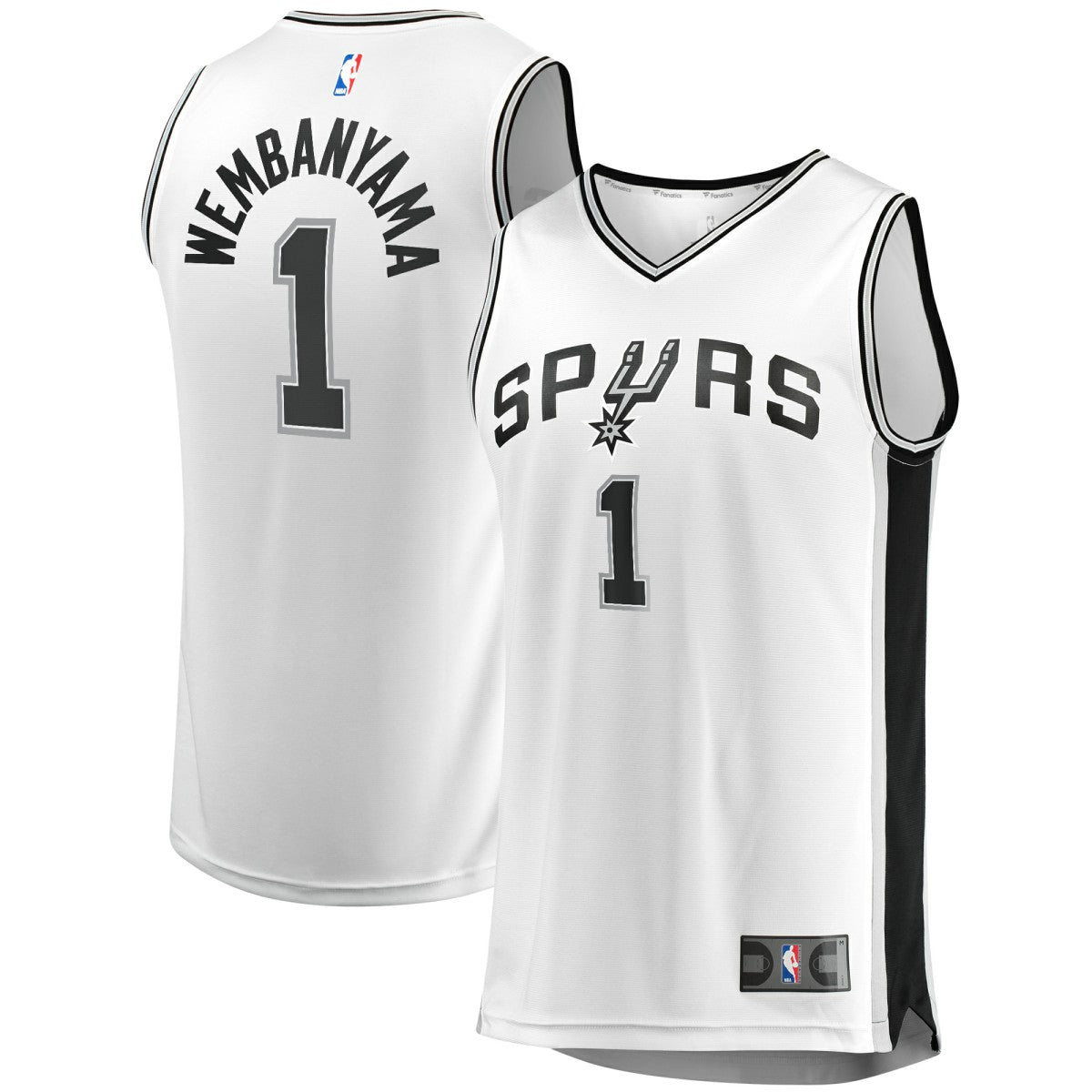 Victor Wembanyama San Antonio Spurs Fast Break Player Jersey Association Edition White | Fanatics US