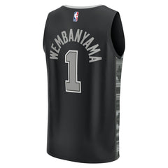 Victor Wembanyama San Antonio Spurs Youth Fast Break Player Jersey Statement Edition Black | Fanatics for sale