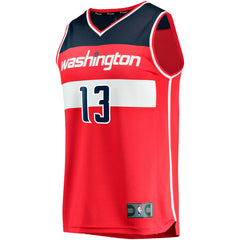 Jordan Poole Washington Wizards Fast Break Player Jersey Icon Edition Red | Fanatics for sale