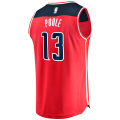 Jordan Poole Washington Wizards Fast Break Player Jersey Icon Edition Red | Fanatics for sale