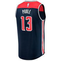 Jordan Poole Washington Wizards Fast Break Player Jersey Statement Edition Navy | Fanatics online