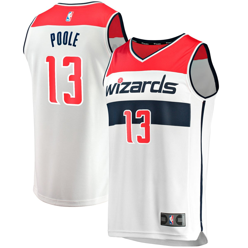 Jordan Poole Washington Wizards Youth Fast Break Player Jersey Association Edition White | Fanatics Lifestyle