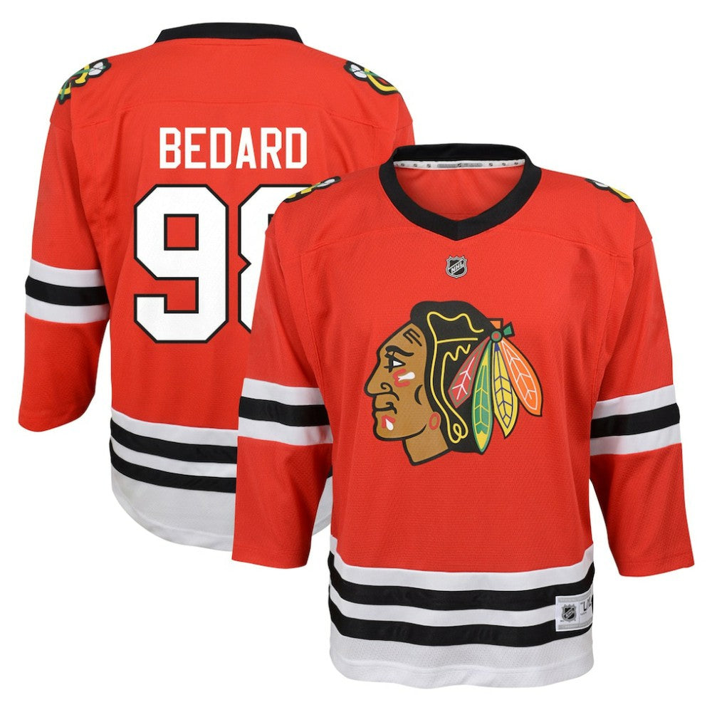 Connor Bedard Chicago Blackhawks Youth Home Replica Player Jersey - Red - NHL 200374143
