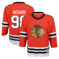 Connor Bedard Chicago Blackhawks Youth Home Replica Player Jersey - Red - NHL 200374143