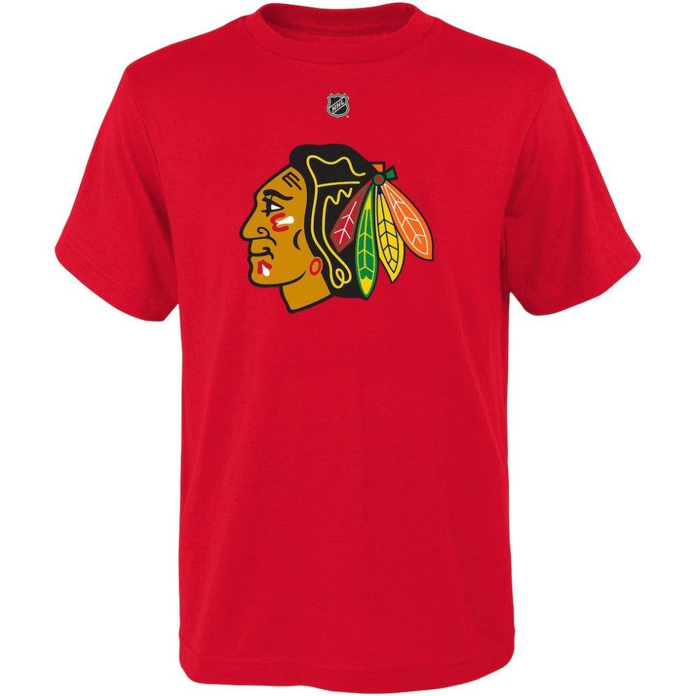 Connor Bedard Chicago Blackhawks Preschool Authentic Stack Name & Number T-Shirt - Red - NHL 200374189