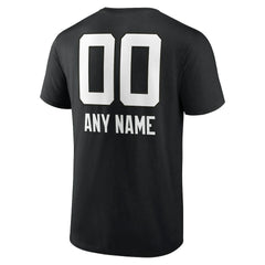 Jacksonville Jaguars Personalized Name & Number Team Wordmark T-Shirt Black