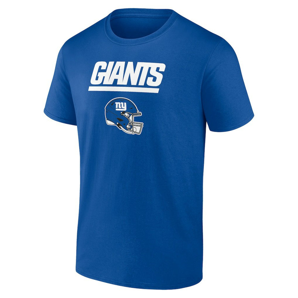 New York Giants Personalized Name & Number Team Wordmark T-Shirt Royal