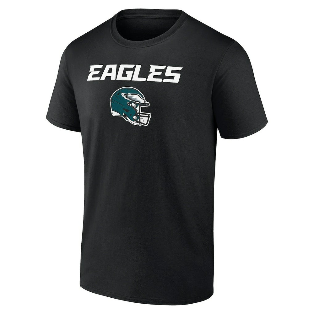 Philadelphia Eagles Personalized Name & Number Team Wordmark T-Shirt Black