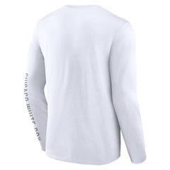 Chicago White Sox Fanatics Press Box Long Sleeve T-Shirt - White - Fanatics Online