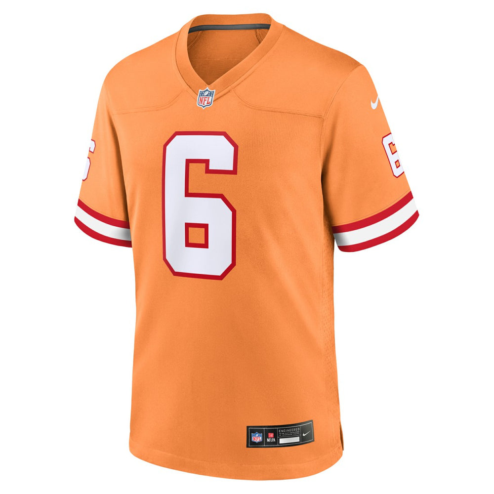 Nike Baker Mayfield Tampa Bay Buccaneers Throwback Game Jersey Orange