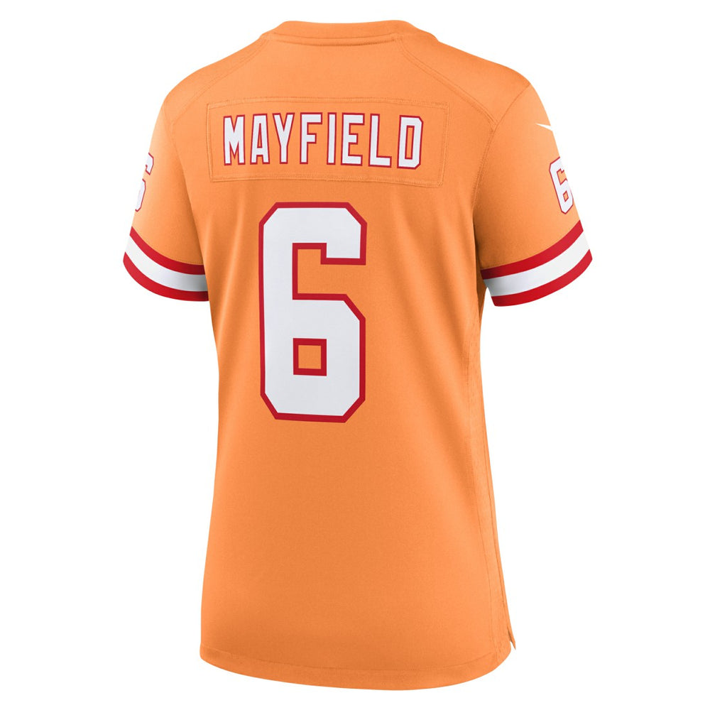 Nike Baker Mayfield Tampa Bay Buccaneers Women's Throwback Game Jersey Orange