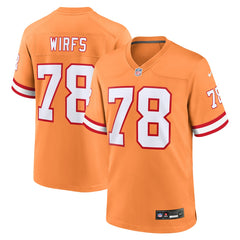 Nike Tristan Wirfs Tampa Bay Buccaneers Alternate Game Jersey Orange