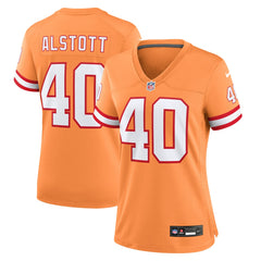 Nike Mike Alstott Tampa Bay Buccaneers Women's Throwback Game Jersey Orange