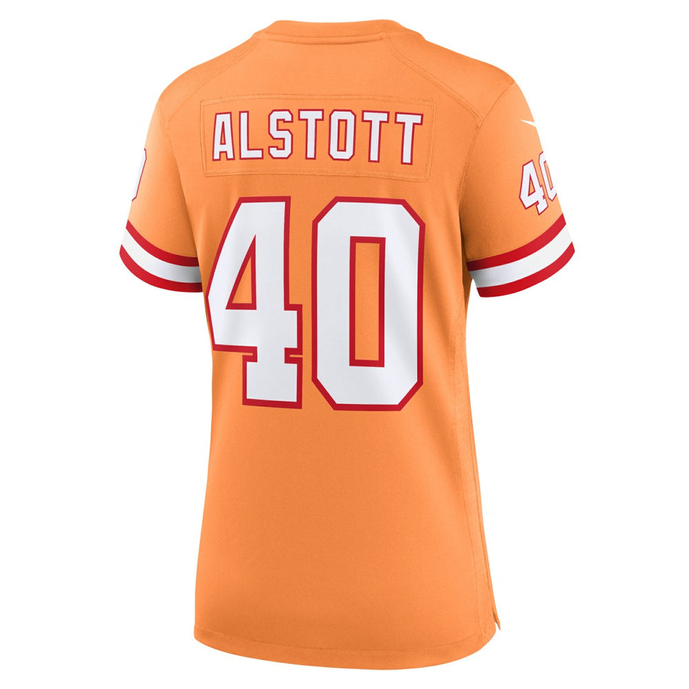 Nike Mike Alstott Tampa Bay Buccaneers Women's Throwback Game Jersey Orange
