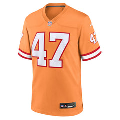 Nike John Lynch Tampa Bay Buccaneers Throwback Game Jersey Orange