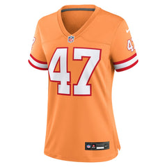 Nike John Lynch Tampa Bay Buccaneers Women's Throwback Game Jersey Orange