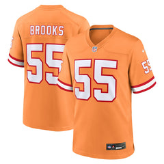 Nike Derrick Brooks Tampa Bay Buccaneers Throwback Game Jersey Orange
