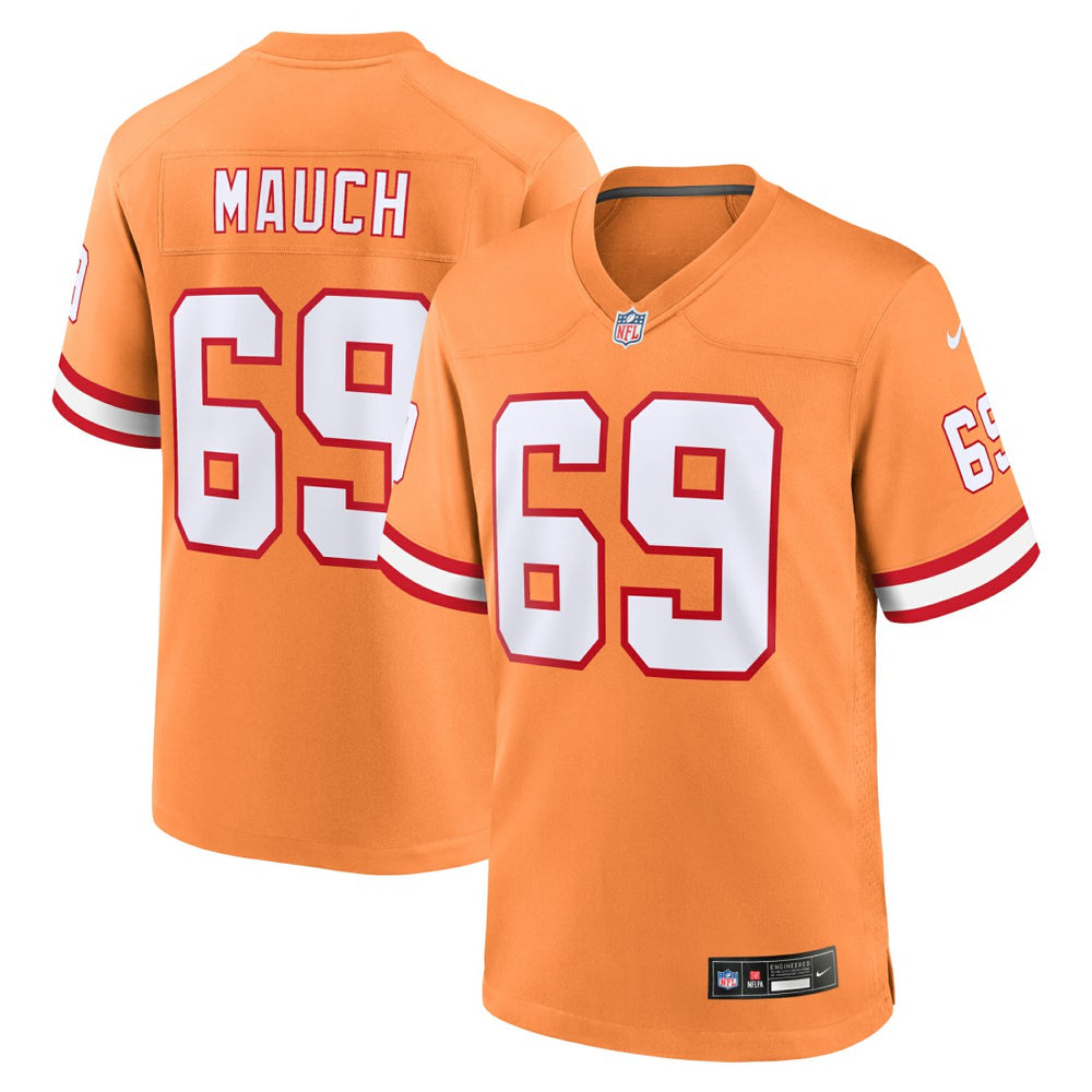 Nike Cody Mauch Tampa Bay Buccaneers Alternate Game Jersey Orange