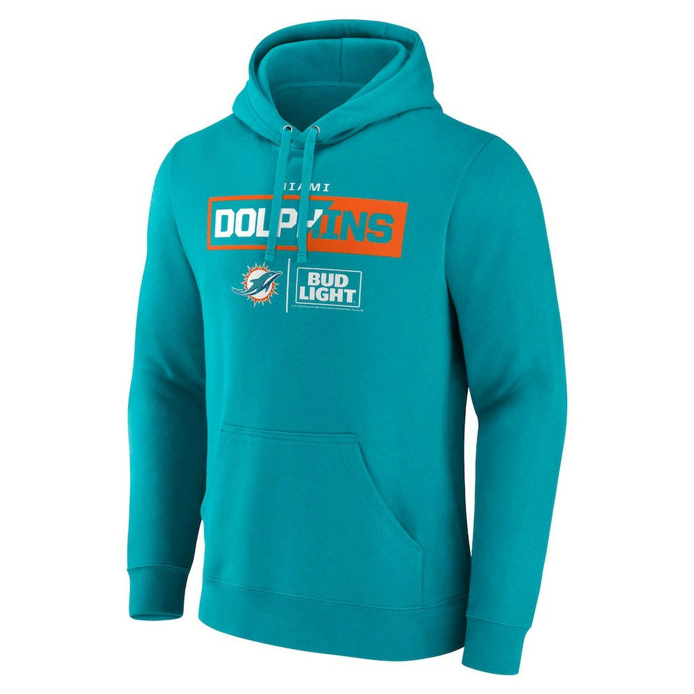 Miami Dolphins NFL x Bud Light Pullover Hoodie Aqua