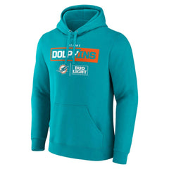Miami Dolphins NFL x Bud Light Pullover Hoodie Aqua