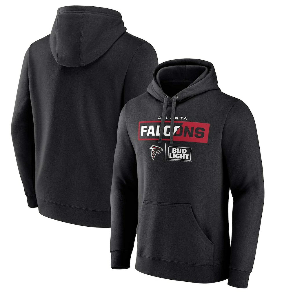 Atlanta Falcons NFL x Bud Light Pullover Hoodie Black