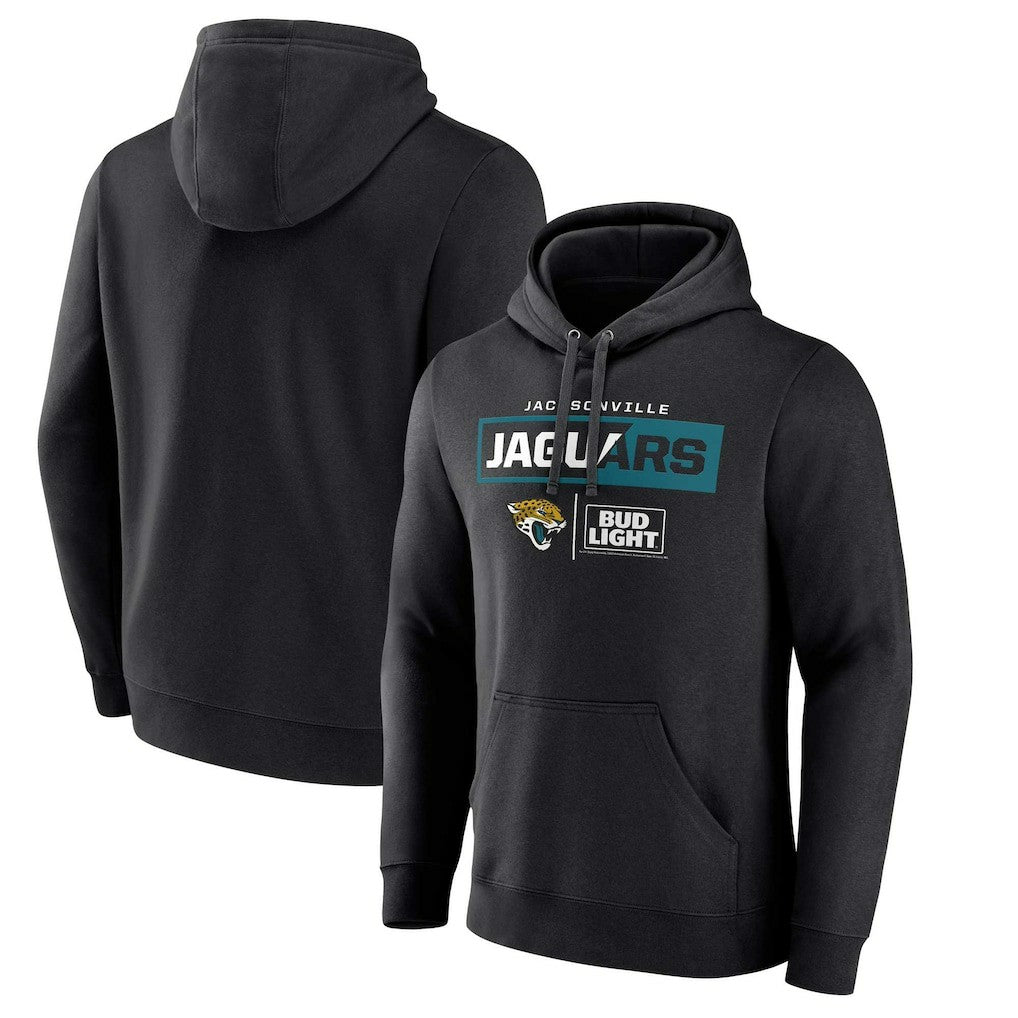 Jacksonville Jaguars NFL x Bud Light Pullover Hoodie Black
