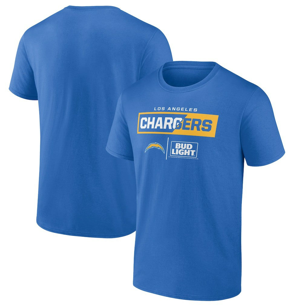 Los Angeles Chargers NFL x Bud Light T-Shirt Blue