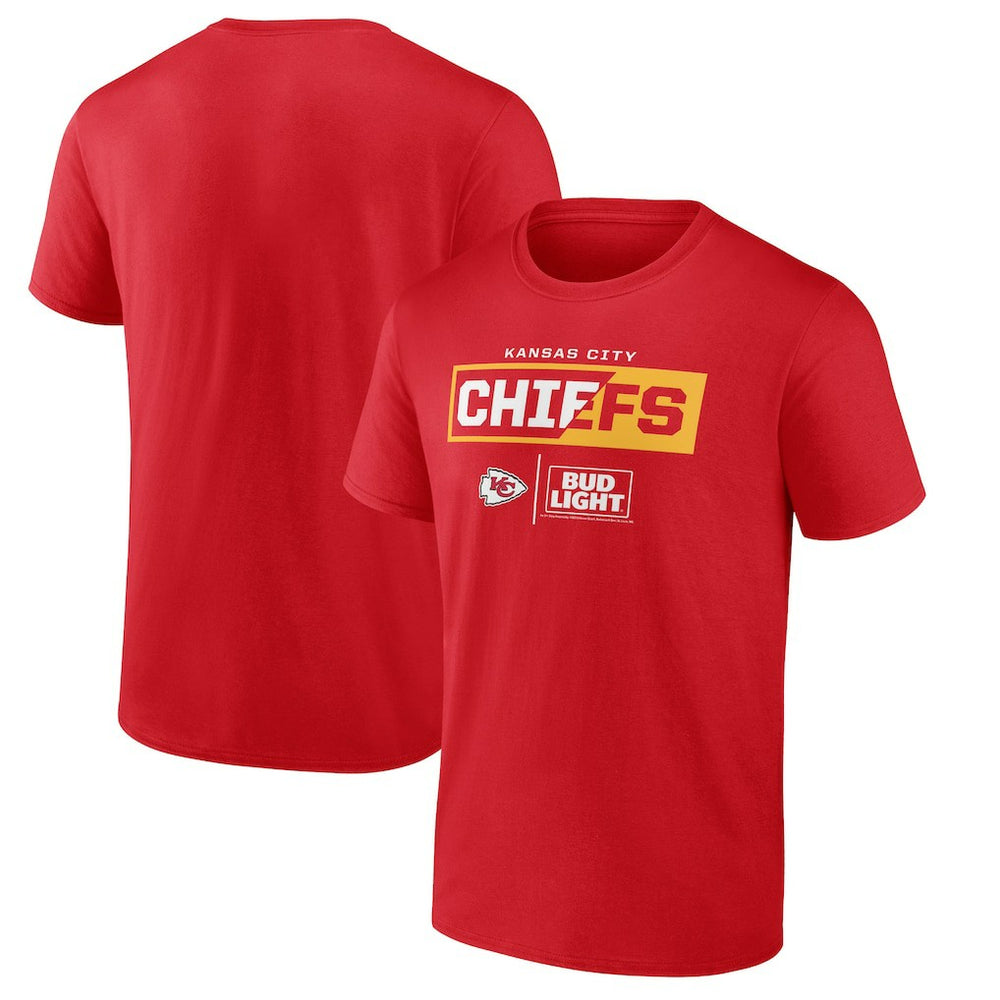 Kansas City Chiefs NFL x Bud Light T-Shirt Red