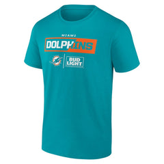 Miami Dolphins NFL x Bud Light T-Shirt Aqua