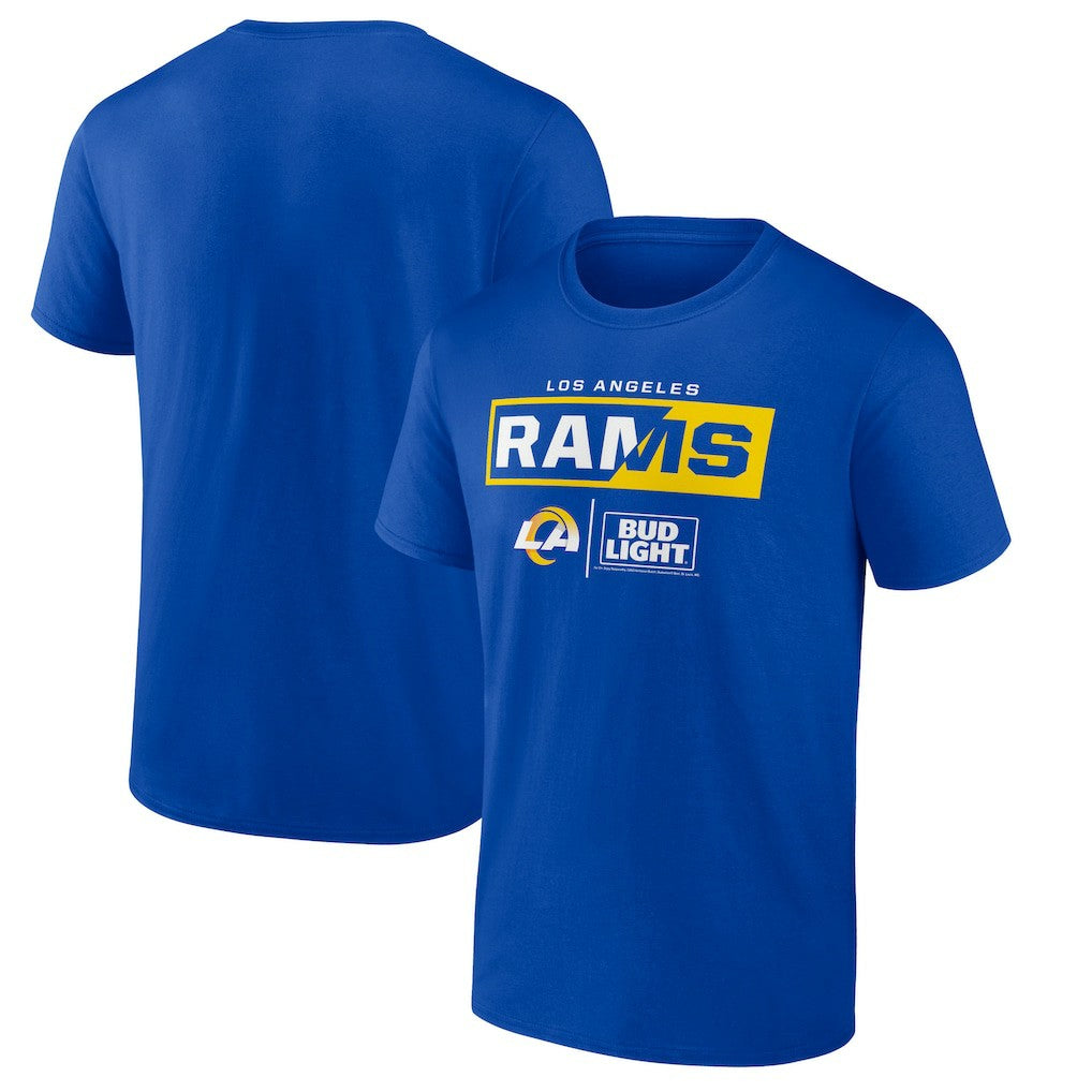 Los Angeles Rams NFL x Bud Light T-Shirt Royal